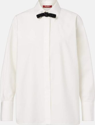 Max Mara Camicia Roll in cotone e seta