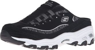 Skechers Womens DLites Resilient Fashion Sneaker, Black/White, 8 UK