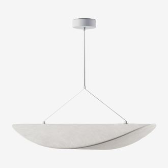 Sklum L&aacute;mpara De Techo Colgante Led En Tela Zelvon Sklum