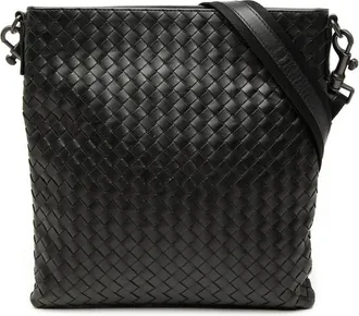 Bottega Veneta Pre-owned Bottega Veneta Nappa Intrecciato VN Crossbody Unisex IBJDVJWZAB9NYTQY