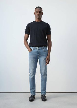Mango Jeans Jan slim fit azzurro - Uomo - 42 - MANGO MAN