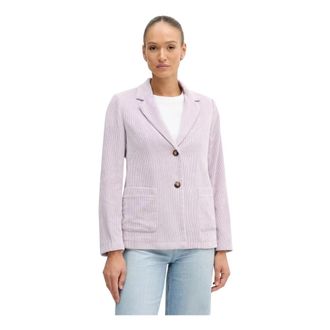 Benetton Corduroy Blazer - Dames - Blazers - Paars - XS - Katoen - Jassen