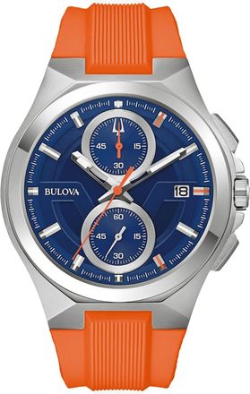Bulova Mens Maquina Blue Dial Watch