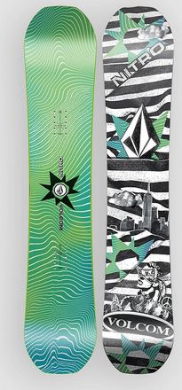 Nitro X Volcom Ripper Youth 2025 Kids Snowboard patroon