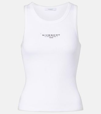 Givenchy Givenchy Stamp cotton tank top