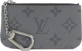 Louis Vuitton Black Gris Coated Canvas Coin Purse/Coin Case (Pre-Owned)