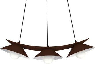 Lumicom Miller Lámpara De Techo X3 Hoja Corten