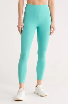 Marika Alba Pocket Crop Leggings in Agate Green at Nordstrom Rack, Size X-Small