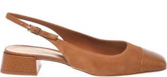 Baldinini Slingback Pumps - Dames - Pumps - Bruin - 39 EU - Leer - Schoenen