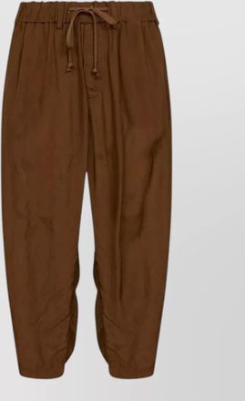 Uma Wang viscose straight-leg trousers