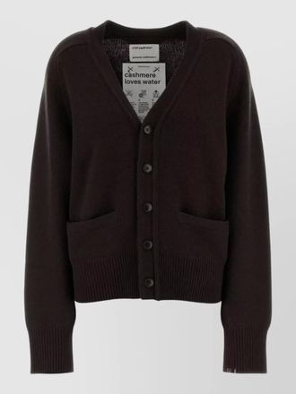 Extreme Cashmere cashmere cardigan v neckline front pockets