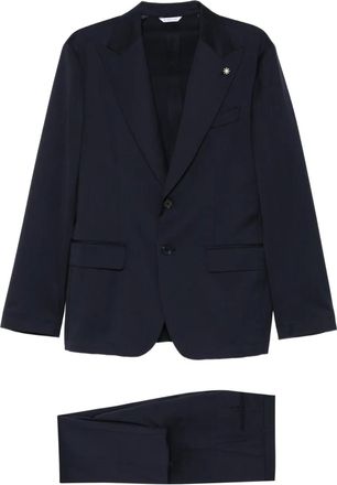 Manuel Ritz single-breasted suit - men - Fabric - 54 - Blue