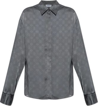 Off-white Mujer, Blusas y Camisas, Gris, Talla: S
