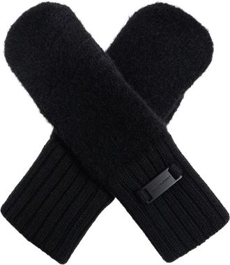 Canada Goose ribbed-cuff alpaca-wool gloves - Black