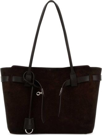 Balenciaga Dark Brown Bel Air Medium Tote