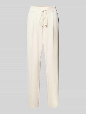 Stehmann Stoffhose mit elastischem Bund Modell Myriel in Offwhite, Gr&ouml;&szlig;e 38