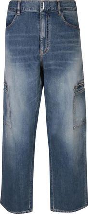 Givenchy Straight Jeans - Heren - Regular Fit Jeans - Blauw - W32 - Katoen - Jeans