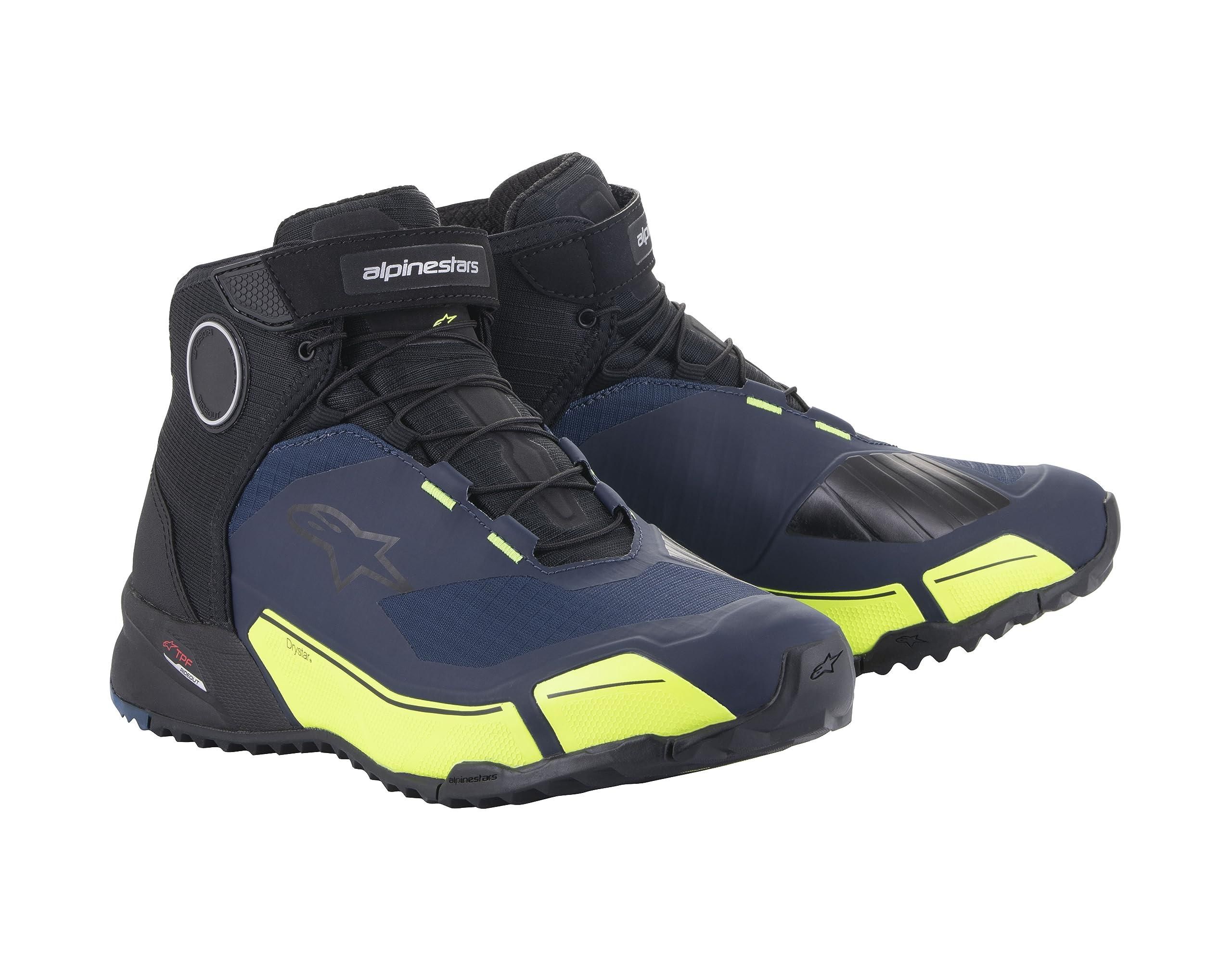 Alpinestars CR-X Drystar Motorcycle Shoes, Black, 8 Men - View #5