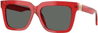 Versace VE4498 528087 Womens Sunglasses Red Size 55