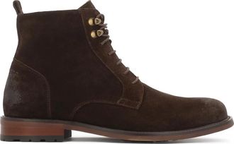 Kazar Bruine su&egrave;de laarzen met metalen ringetjes - Heren - Veterlaarzen - Bruin - 40 EU - Su&egrave;de - Schoenen