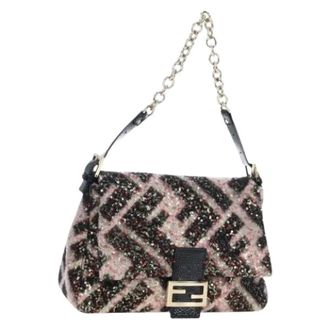 Fendi Pre-owned Wool fendi-bags - Dames - Pre-owned - Veelkleurig - Maat: ONE Size Wol