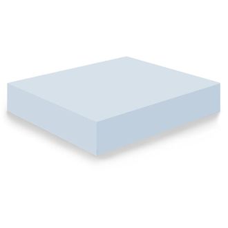 HOGAR 24 Plancha De Espuma Poliuretano Multiusos - Medida: 55 X 115 X 15 Cm De Grosor - Dureza Media - Densidad 25 Kg/m3