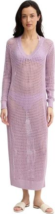 Vilebrequin Lysia Haakwerk Jurk - Dames - Kleedjes - Paars - XS - Katoen - Kleedjes