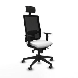Piqueras y Crespo Silla De Oficina Con Cabecero Piqueras Y Crespo 1d066g1 Blanco