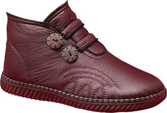 Generic Fur Boots for Women Uk Warm Boots Soft and Comfortable Can Adapt To The Cold and Harsh Environment Wedge Boots for Women Size 6 (Red, 5.5)