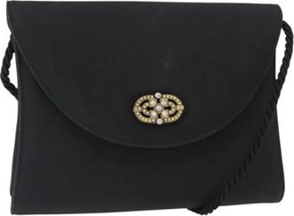 Ferragamo Pre-owned Nylon Schoudertas - Dames - Vintage Schoudertas - Zwart - ONE Size - Nylon - Vintage