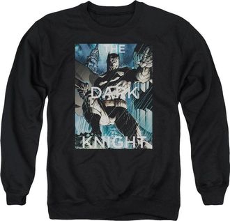 Gildan Batman Fighting The Storm Adult Crewneck Sweatshirt