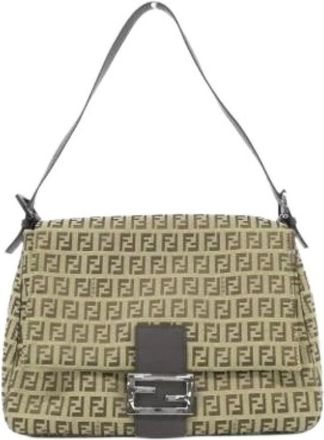 Fendi Pre-owned Shoulder Bags, female, Brown, Size: ONE SIZE Pre-owned Vintage Shoulder Bag