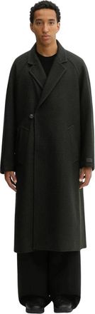 Kenzo Omslagjas - Heren - Mantel - Groen - L - Wol - Jassen