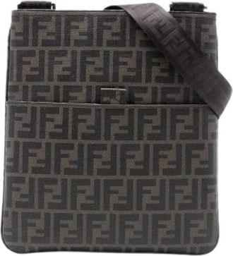 Fendi Pre-owned Cross Body Bags, female, Brown, Size: ONE SIZE Pre-owned Vintage Crossbody Bag