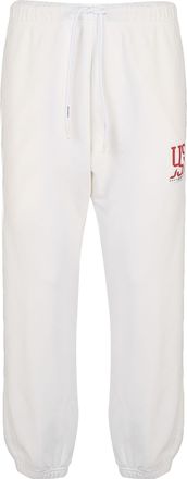 Autry (WMNS) AUTRY logo-print Drawstring Track Pants White PAIW-2331