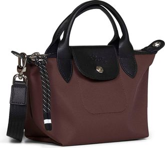 Longchamp Womens Handbag Le Pliage Energy Xs Brown Polyamide Handbags Hand Bags