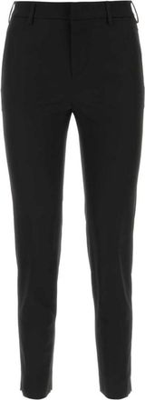 Pantaloni Torino Black stretch viscose pant