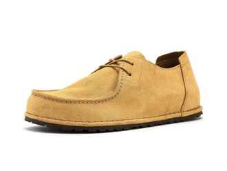 Birkenstock Utti Lace Up - Suede Mens Shoes Cork Brown : EU 43 (US Mens 10-10.5) M