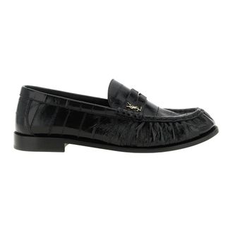 Saint Laurent Heren, Schoenen, Zwart, Maat: 45 EU Leer