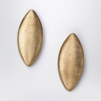 Jacquemus Skirt-style earrings in gold-plated copper