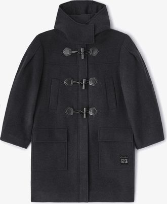 Ganni Brown Wool Duffle Coat