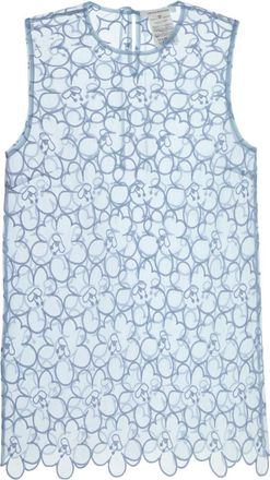 Cecilie Bahnsen Light Blue Organza Cerise Top