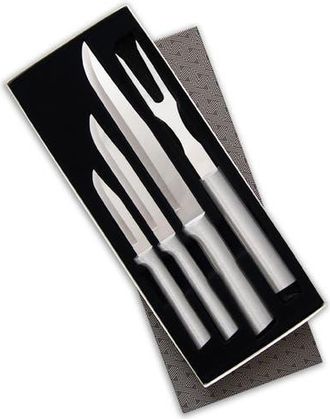 Rada 4 Piece Prepare then Carve Knife Set with Gift Box in Silver at Nordstrom