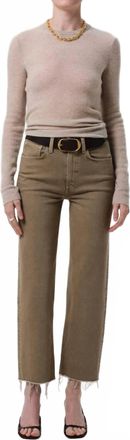 Citizens Of Humanity Palma Straight Raw Hem Jeans In Bezal