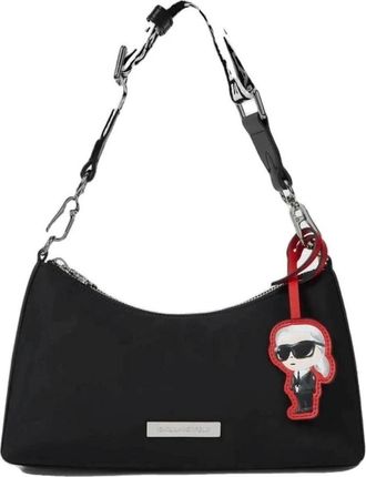 Karl Lagerfeld Bolso de hombro Ikon Nylon - Bags - Mujer - Negro - ONE SIZE