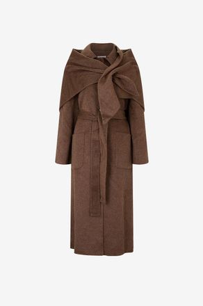 Sea New York Langer Mantel aus Wolle Viv