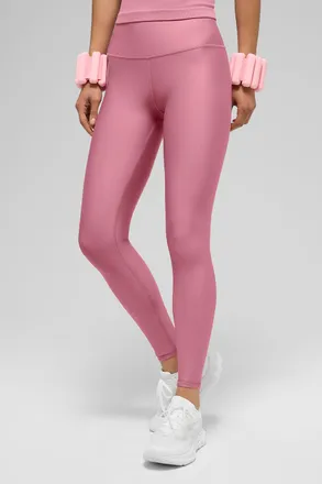 Alo | High-Waist Airlift Legging in Pink Wild Rose, Size: Medium