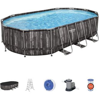 Bestway Piscina Pvc 610x366x122cm Cart Bestway Met Marr Power Steel