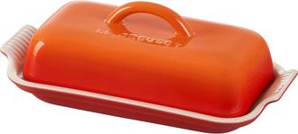 LE CREUSET Heritage Butter Dish in Flame at Nordstrom