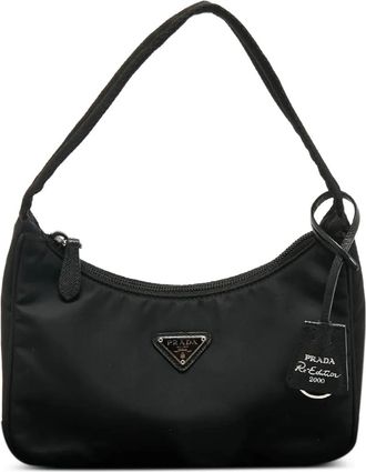 Prada Borsa a spalla Re-Edition 2000 - Nero